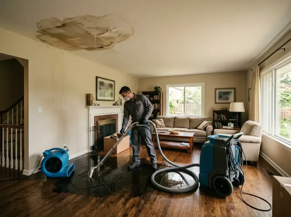 attic-pipe-burst-ceiling-drip-008 — frequently asked questions, Water Damage Restoration & Carpet Care in Fall River, MA